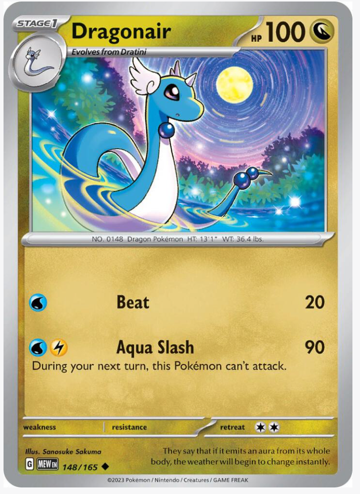 Dragonair 148/165