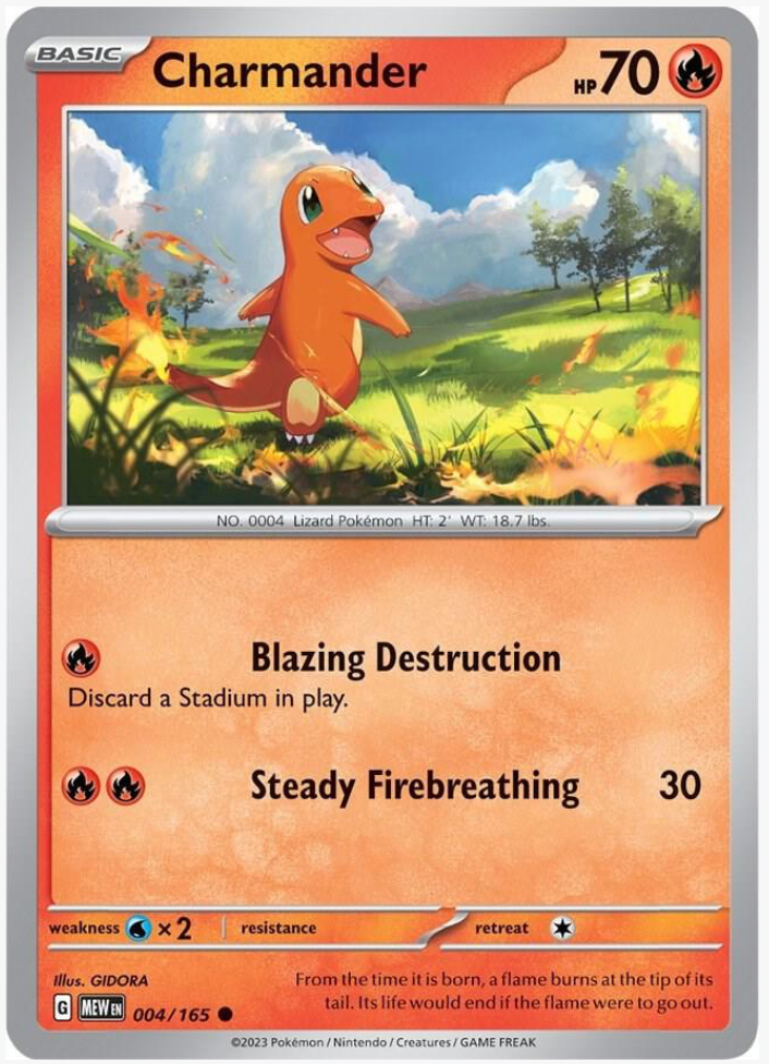 Charmander 004/165