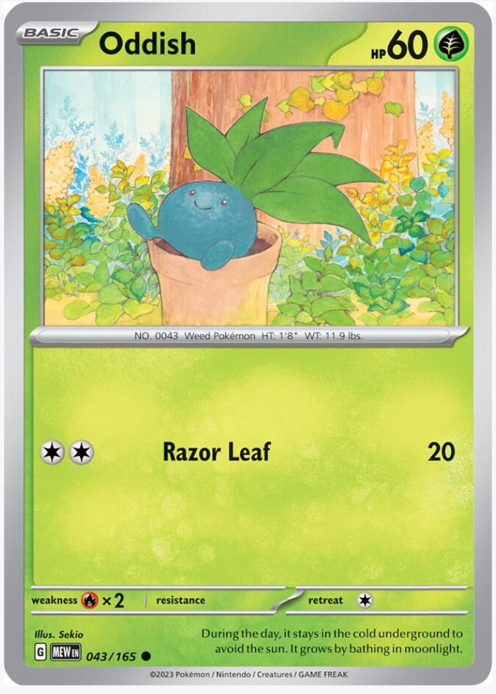 Oddish 043/165