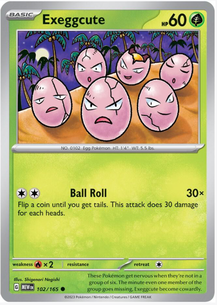 Exeggcute 102/165