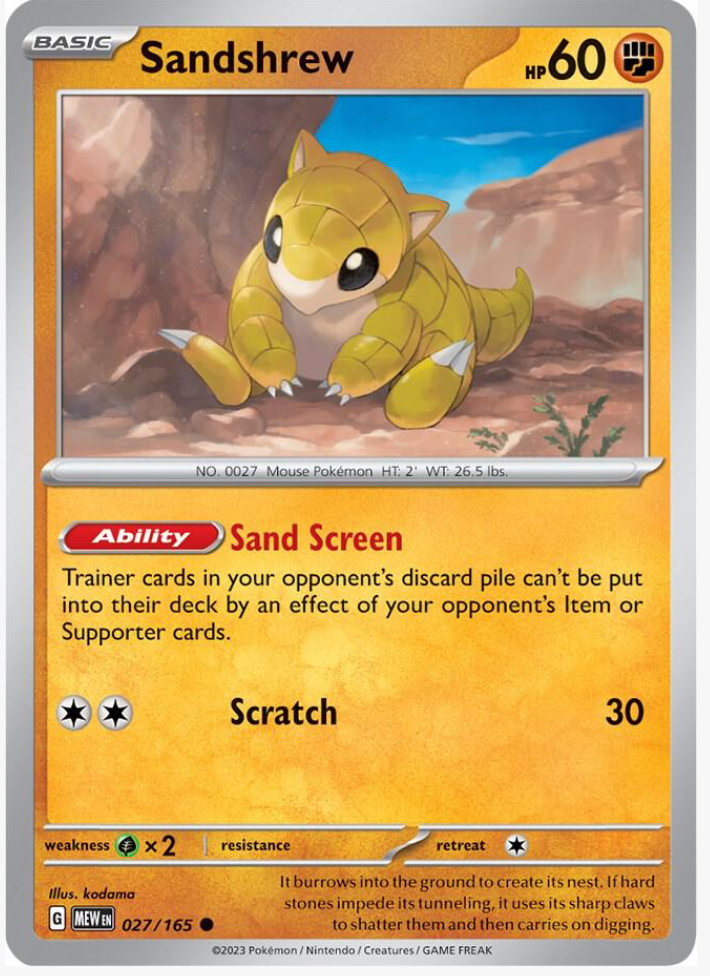 Sandshrew 027/165