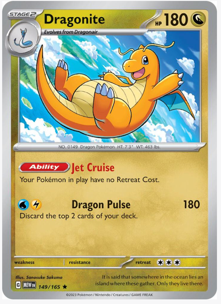 Dragonite 149/165