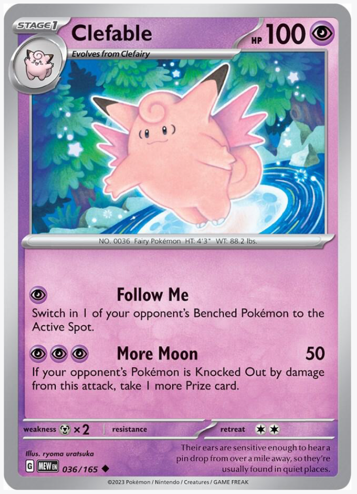 Clefable 036/165