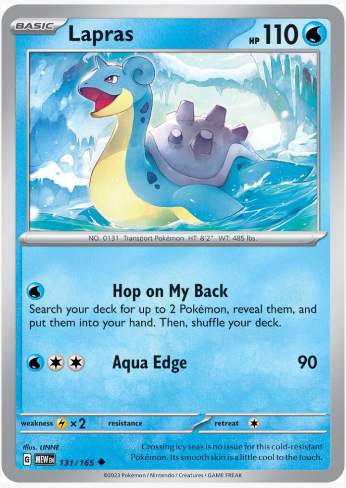 Lapras 131/165