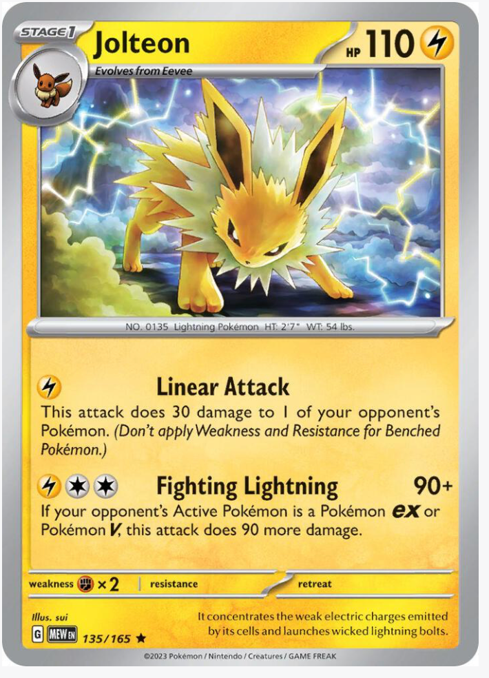 Jolteon 135/165