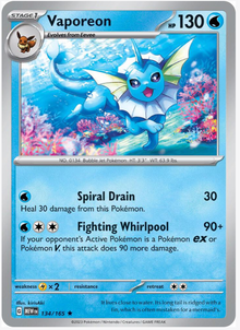 Vaporeon 134/165