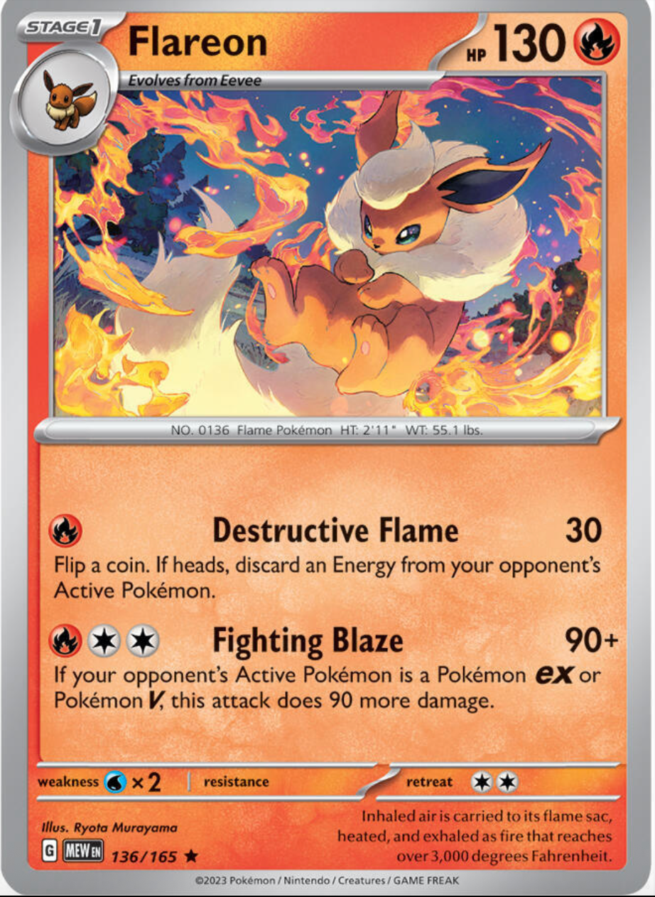Flareon 136/165