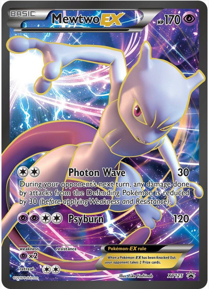 Mewtwo EX XY125 PROMO