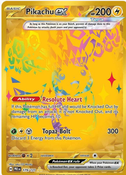 Pikachu ex - 179/131