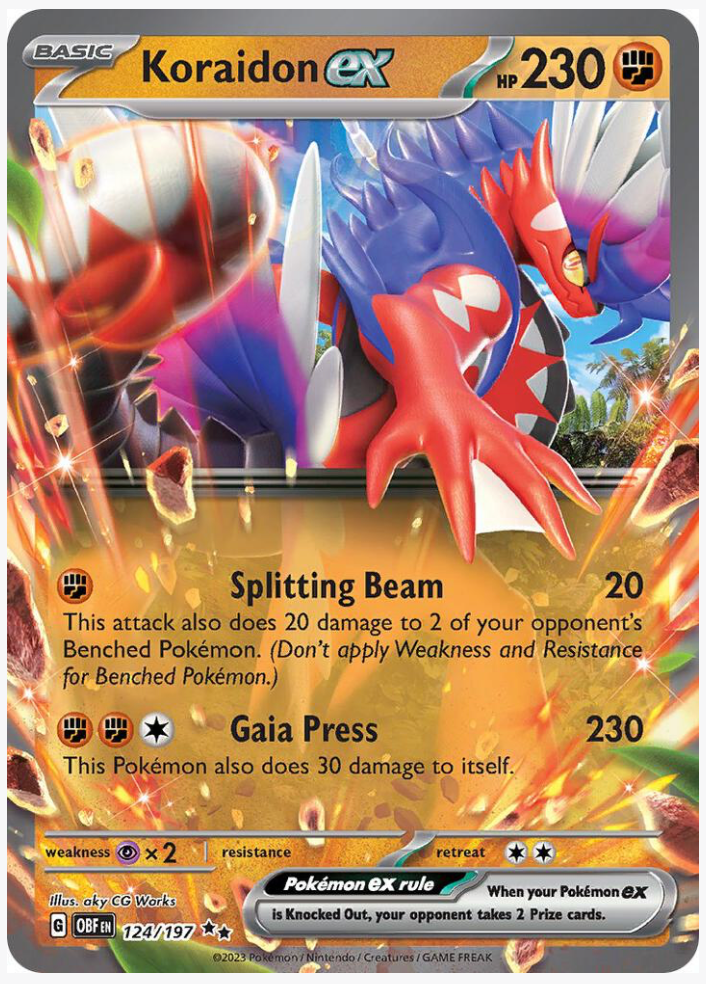 Koraidon ex 124/197