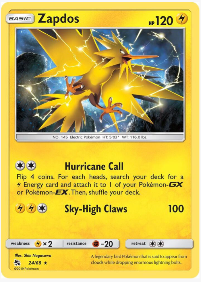 Zapdos 24/68