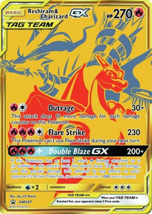 Reshiram & Charizard GX SM247