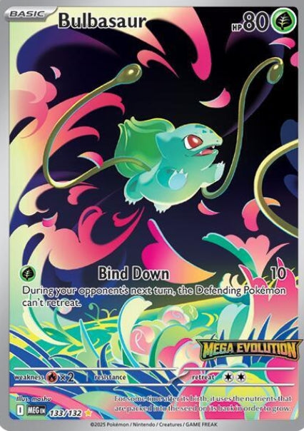 Bulbasaur 133/132 (STAMP MEGA EVOLUTION)