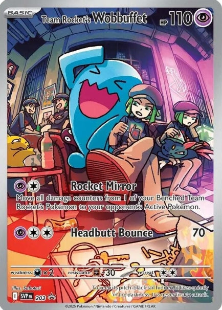 Team Rocket Wobbuffet 203 Promo