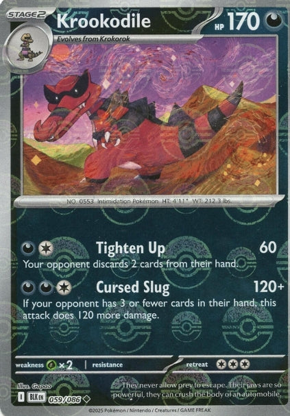 Krookodile 059/086 Poke Ball