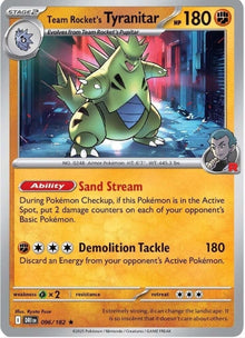 Team Rocket's Tyranitar 096/182