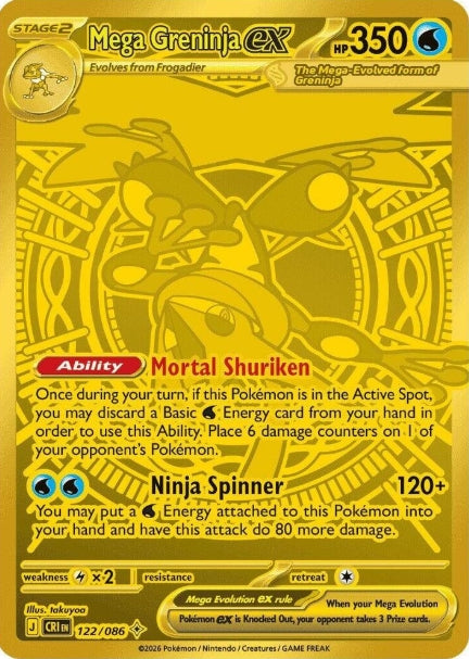 Mega Greninja ex 122/086