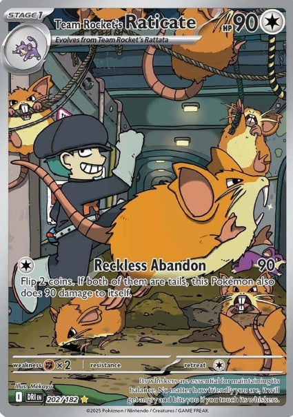 Team Rocket's Raticate 202/182