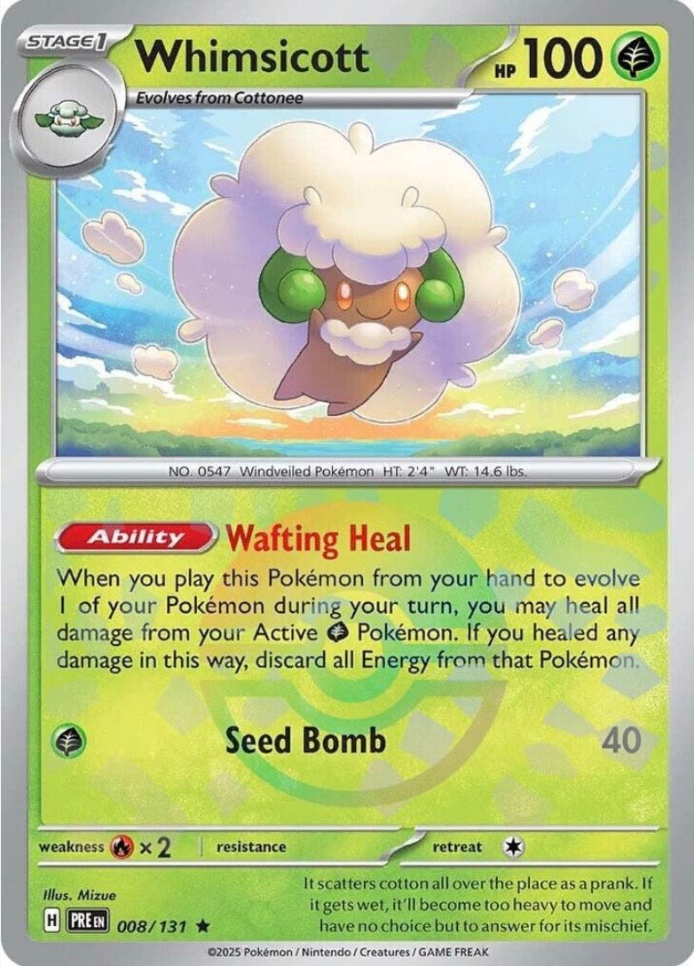 Whimsicott 008/131 Poke Ball