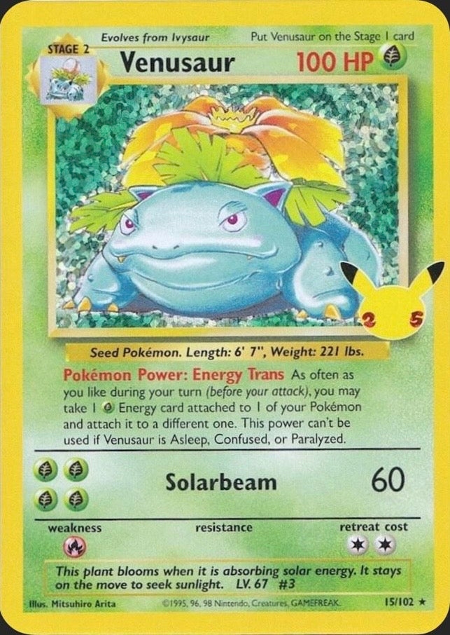 Venusaur 15/102