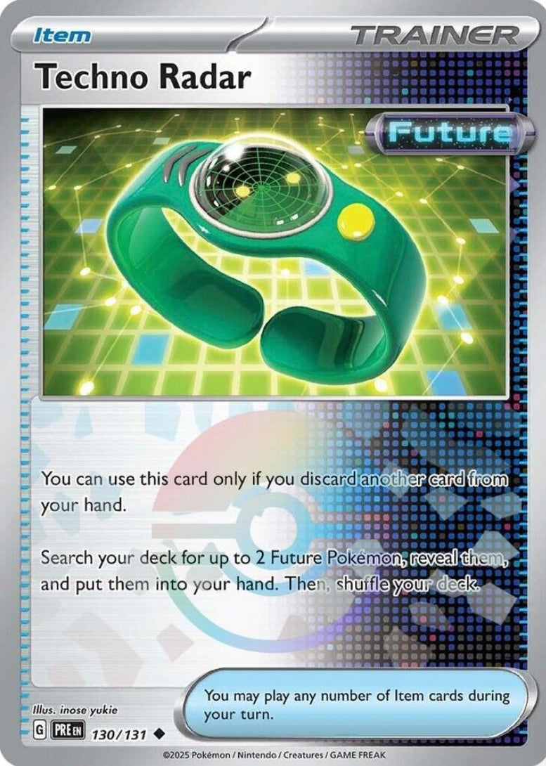 Techno Radar 130/131 Poke Ball