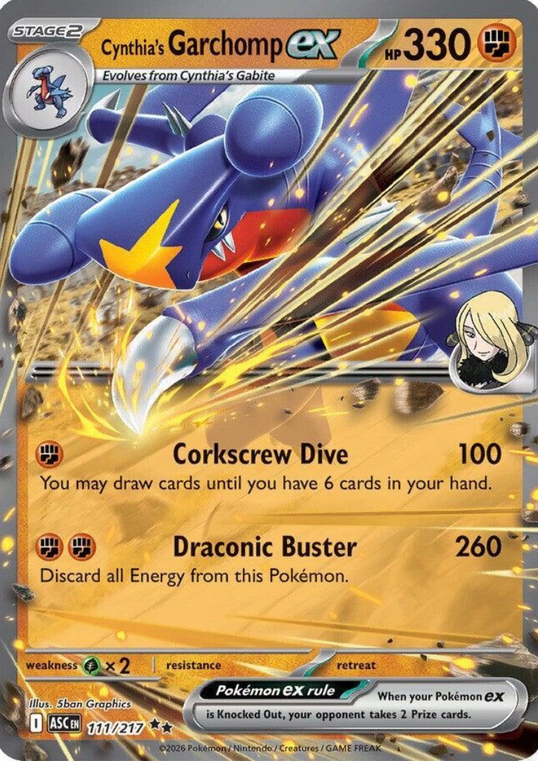 Cynthia's Garchomp EX 111/217