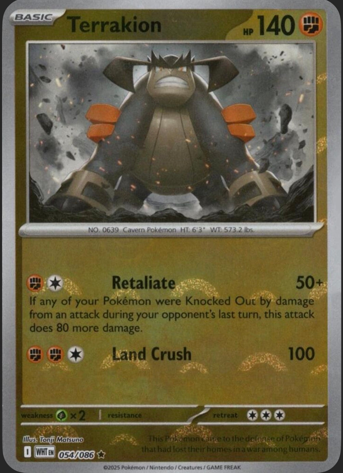 Terrakion 054/086 Poke Ball
