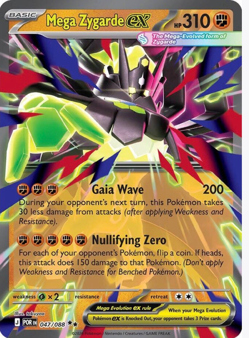 Mega Zygarde EX 047/088