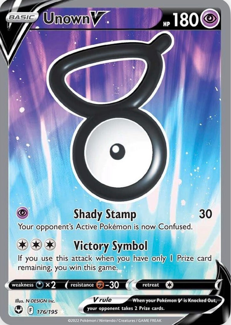Unown V 176/195