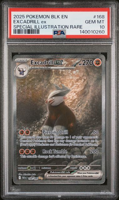 Excadrill EX #168 PSA 10