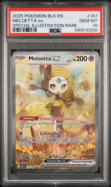 Meloetta EX #167/086 PSA 10