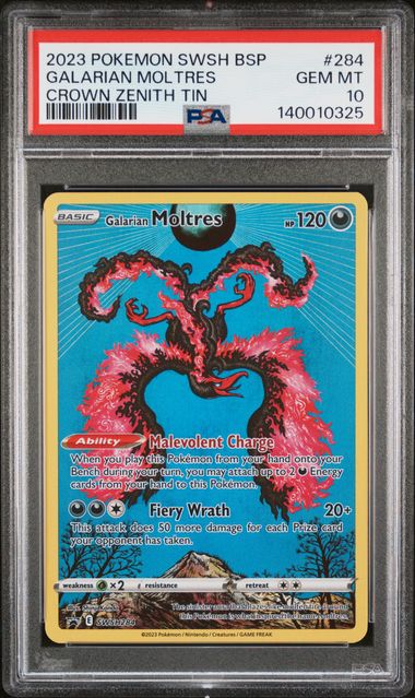 Galarian Moltres #284 PSA 10