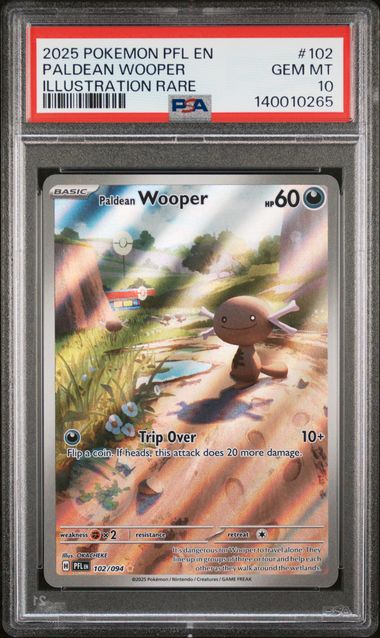 Paldean Wooper #102 PSA 10