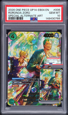 Roronoa Zoro 006 PSA 10