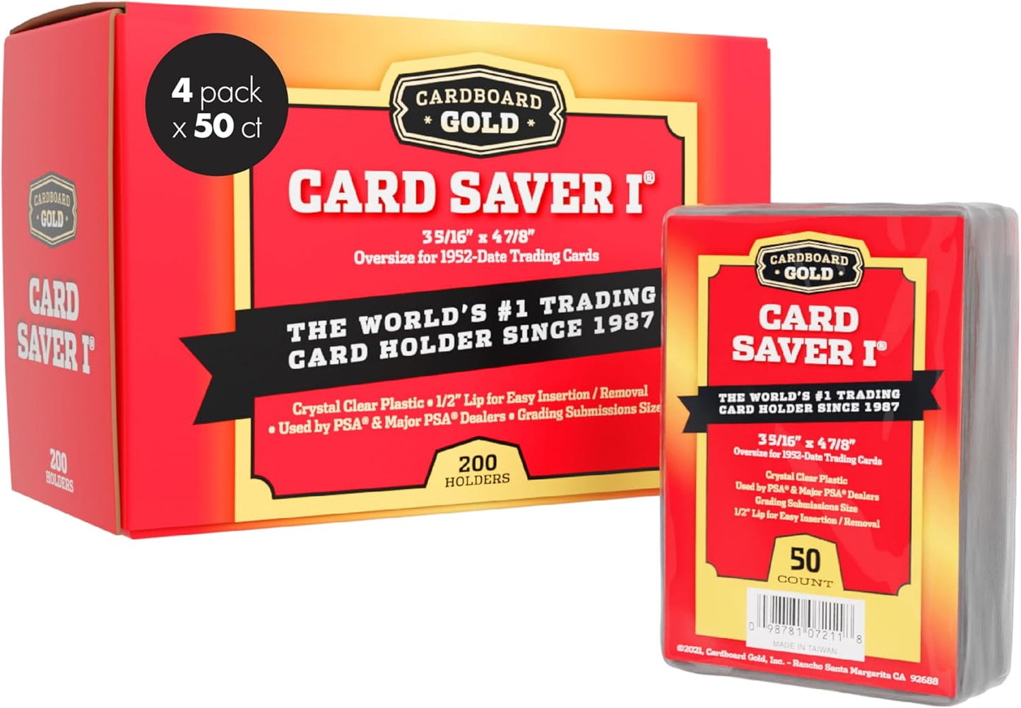 Card Saver I Crystal Clear Plastic