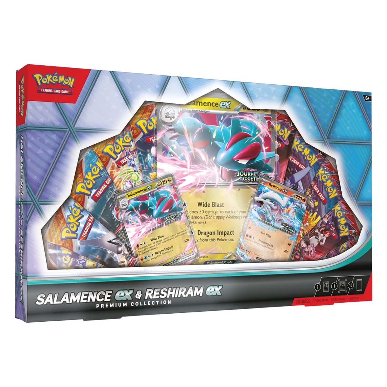 Salamence Ex & Reshiram Ex Premium Collection
