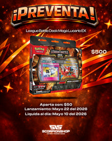 Mega Lucario Ex League battle Deck PREVENTA