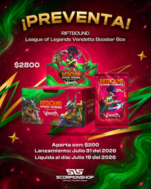 RIFTBOUND LOLTCG Vendetta Booster Box - PREVENTA