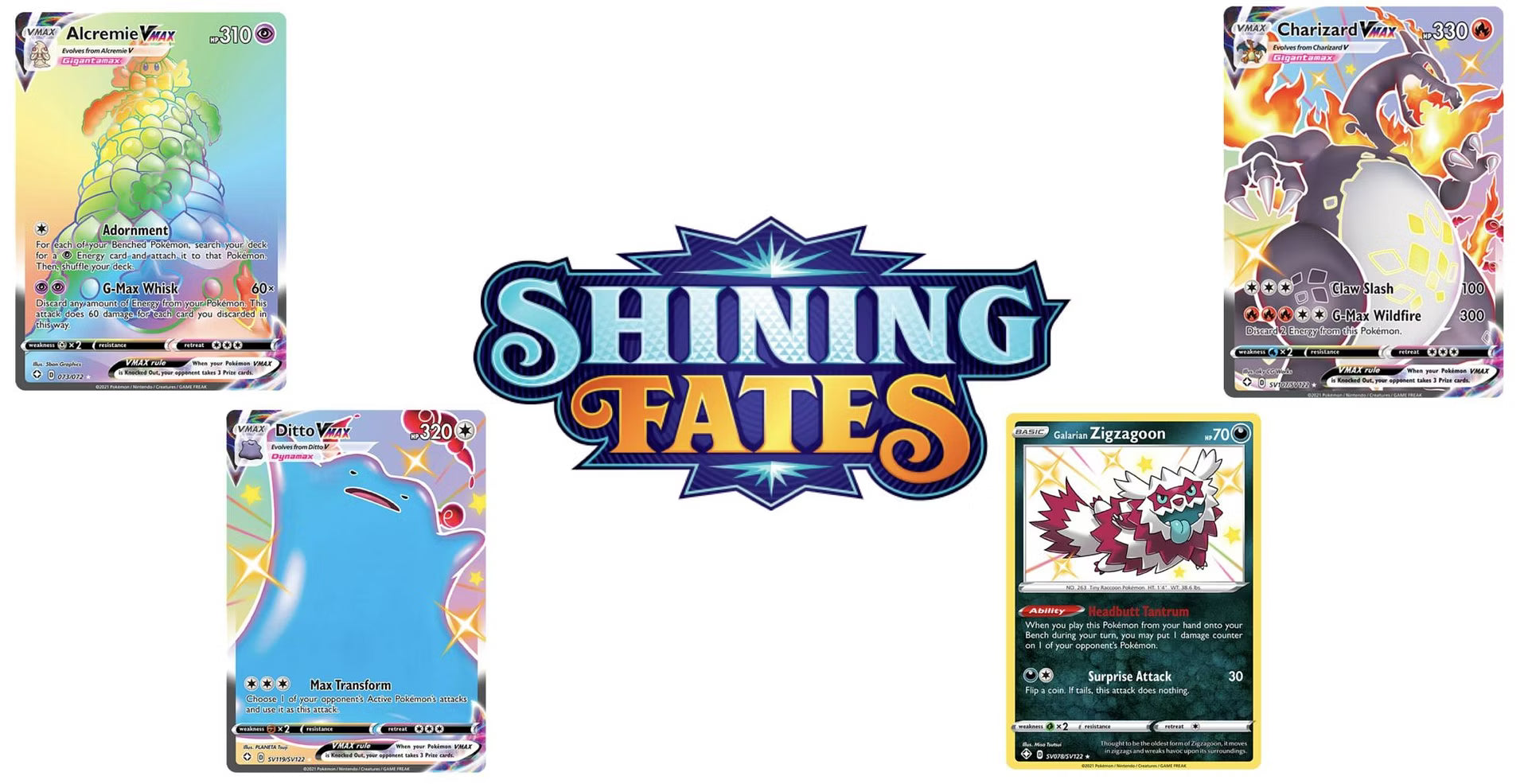 Colección completa Shining Fates