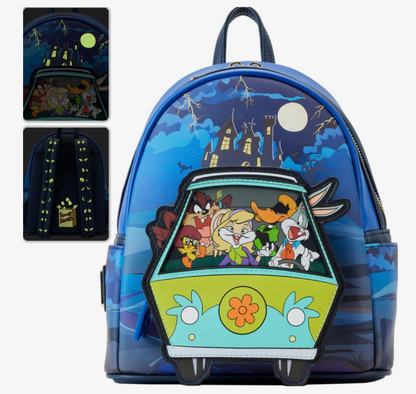 Warner Bros 100TH Anniversary Looney Tunes+Scooby Doo LOUNGEFLY
