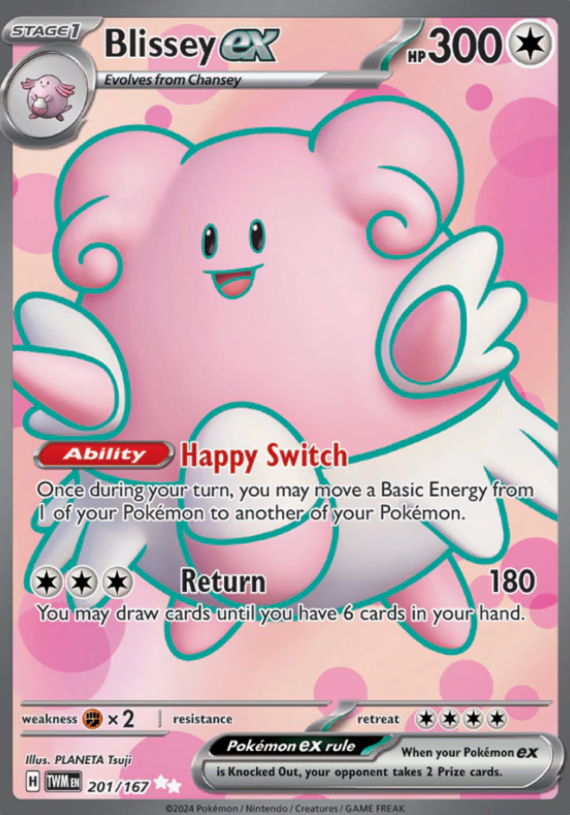 Blissey Ex  201/167