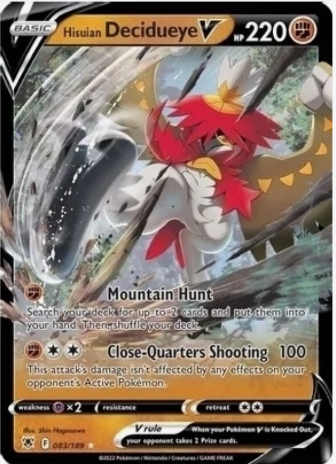 Hisuian Decidueye V 083/189
