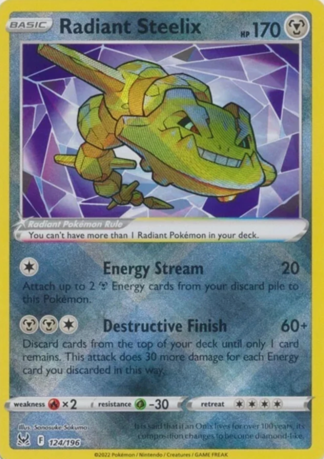Radiant Steelix 124/196