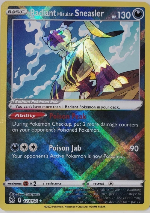 Radiant Hisuian Sneasler 123/196
