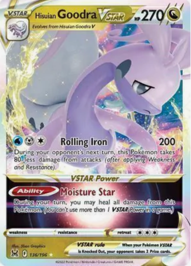 Hisuian Goodra Vstar 136/196
