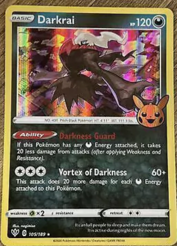 Darkrai 105/189 (HALLOWEEN 2020)