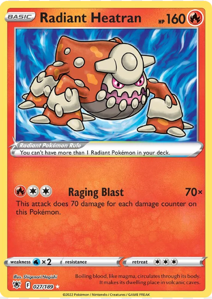 Radiant heatran 027/189