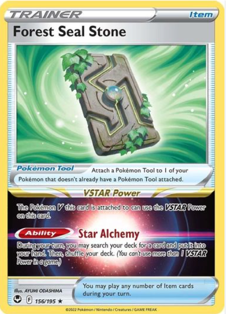 Forest seal stone 156/195 HOLO