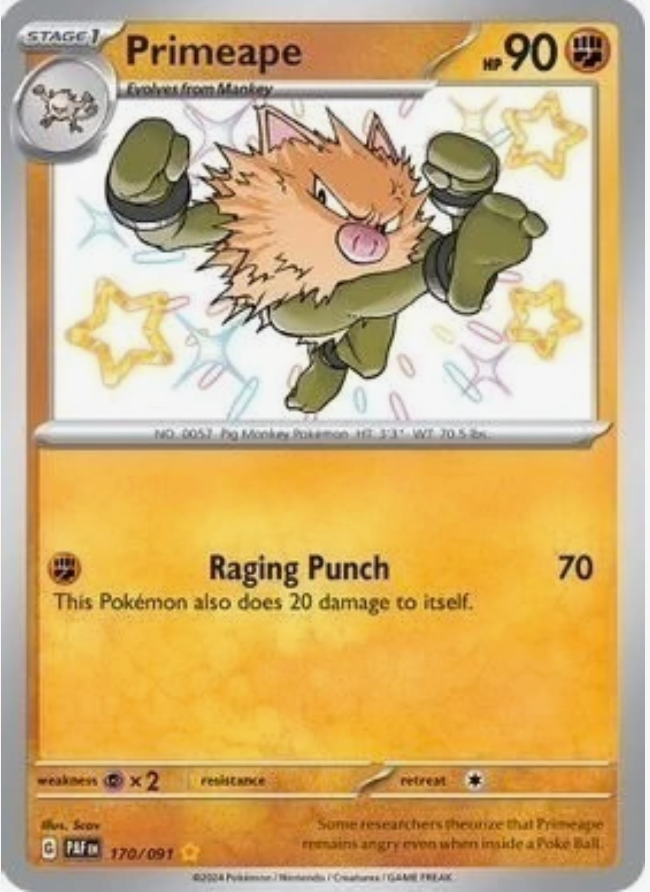 Primeape 170/091