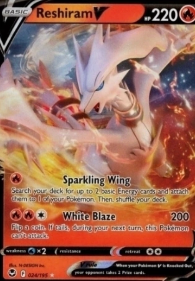 Reshiram V 024/195